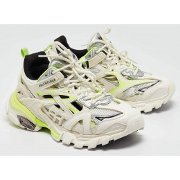 Кроссовки Balenciaga Track.2 Trainer White Fluo Yellow