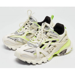 Кроссовки Balenciaga Track.2 Trainer White Fluo Yellow