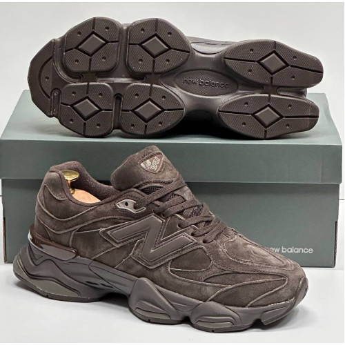 Кроссовки New Balance 9060 Chocolate Brown с мехом