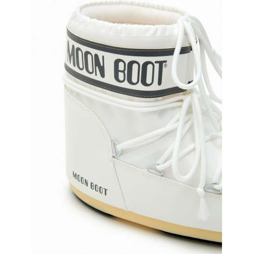 Сапоги Moon Boot Icon Low Nylon White Black