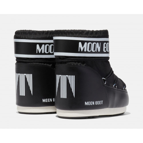 Сапоги Moon Boot Icon Low Nylon Black White