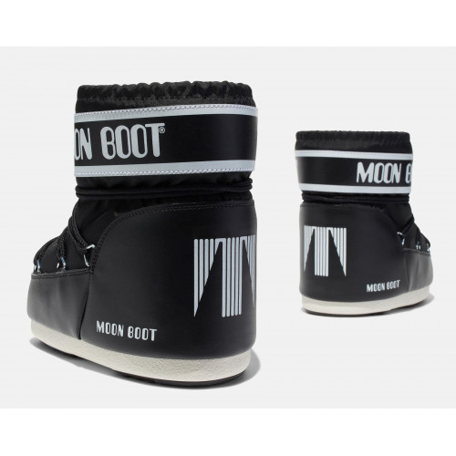 Сапоги Moon Boot Icon Low Nylon Black White