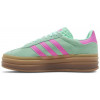 Adidas Gazelle Bold Pulse Mint Screaming Pink