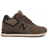 New Balance 574 Suede Umber Black зимние