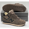 New Balance 574 Suede Umber Black зимние
