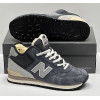 New Balance 574 Mid Suede Grey Graphite Black зимние
