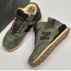 New Balance 574 Mid Suede Green Brown зимние