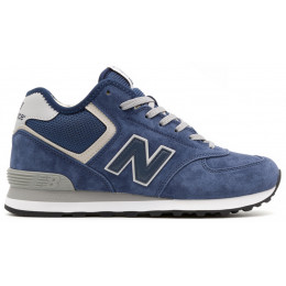 New Balance 574 Mid Navy White зимние