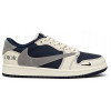 Кроссовки Travis Scott x Dior Nike Air Jordan 1 Low Navy Blue