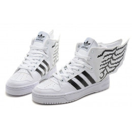 Кроссовки Adidas x Jeremy Scott Wings 2.0 Pixel White