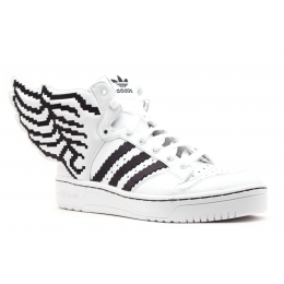 Кроссовки Adidas x Jeremy Scott Wings 2.0 Pixel White