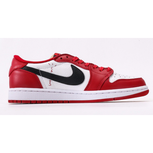 Travis Scott x Air Jordan 1 Retro Low Red White Black