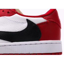 Travis Scott x Air Jordan 1 Retro Low Red White Black
