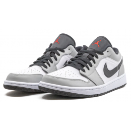 Nike Air Jordan 1 Low Light Smoke Grey серые