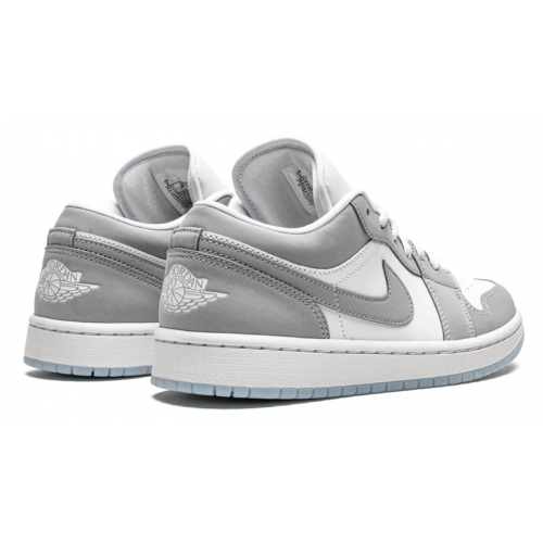 Кроссовки Nike Air Jordan 1 Low White Wolf Grey