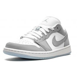 Кроссовки Nike Air Jordan 1 Low White Wolf Grey