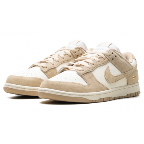 Кроссовки Nike Dunk Low Sail White Metallic Gold