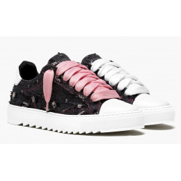 Кеды Numeris Atelier Pink Black Denim
