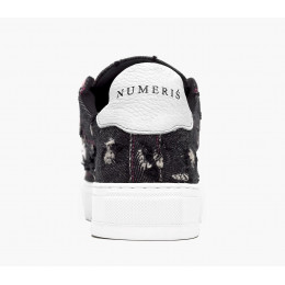 Кеды Numeris Atelier Pink Black Denim