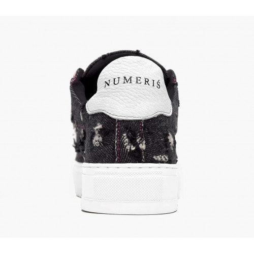 Кеды Numeris Atelier Pink Black Denim