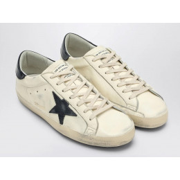 Golden Goose Superstar Leather White Black
