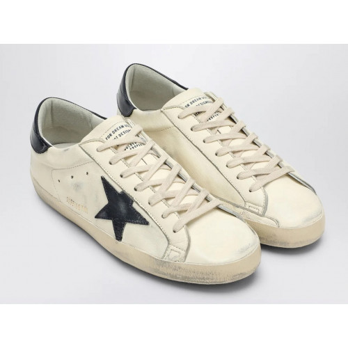 Golden Goose Superstar Leather White Black