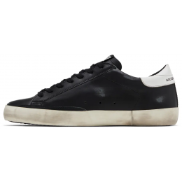 Golden Goose Superstar Leather Black White