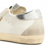 Golden Goose Superstar White Grey Gold Glitter