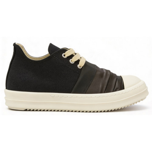 Кеды Rick Owens DRKSHDW Hustler Low Denim Black White
