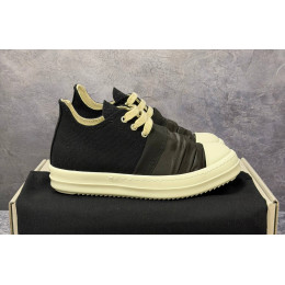 Кеды Rick Owens DRKSHDW Hustler Low Denim Black White