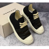 Кеды Rick Owens DRKSHDW Hustler Low Denim Black White