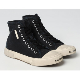 Кеды Balenciaga Paris High Top Black Canvas