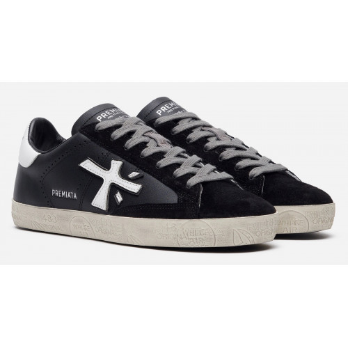 Premiata Steven Black White