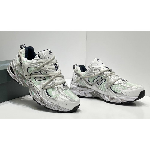 New Balance 530 Custom White Silver Navy