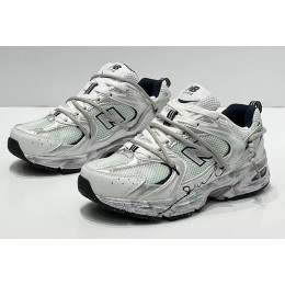 New Balance 530 Custom White Silver Navy