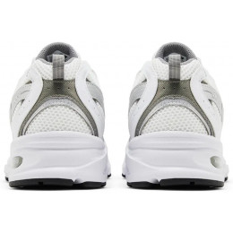 New Balance 530 White Silver Metallic