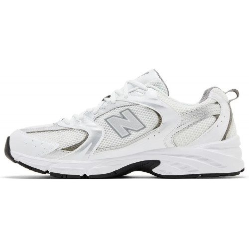 New Balance 530 White Silver Metallic