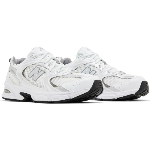 New Balance 530 White Silver Metallic