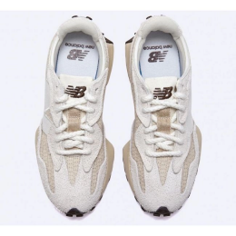 New Balance 327 Cream Brailed