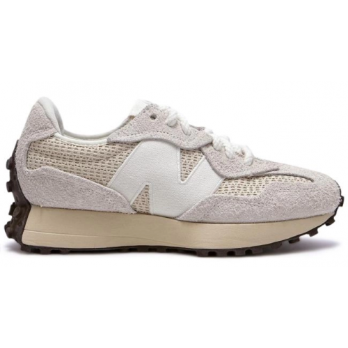 New Balance 327 Cream Brailed