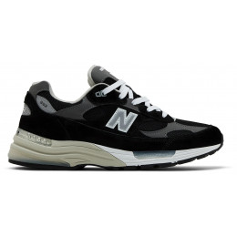 New Balance 992 Made In USA Black Grey White