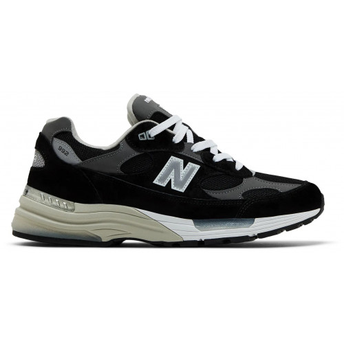 New Balance 992 Made In USA Black Grey White