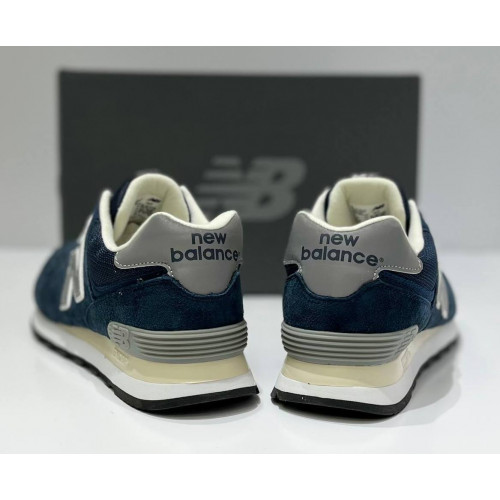 New Balance 574 Dark Navy Grey