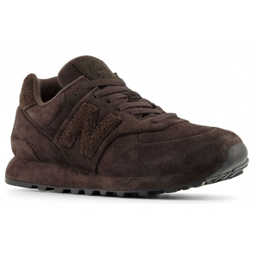 New Balance 574 Legacy Stone Island Ghost Dark Brown