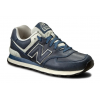 New Balance 574 Classic Leather Blue White