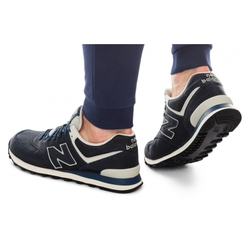 New Balance 574 Classic Leather Blue White