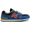 New Balance 574 Blue Black Red