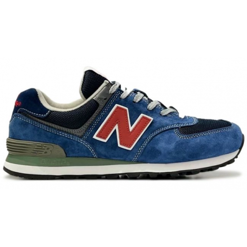 New Balance 574 Blue Black Red