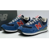 New Balance 574 Blue Black Red
