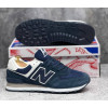 New Balance 574 Navy Blue White